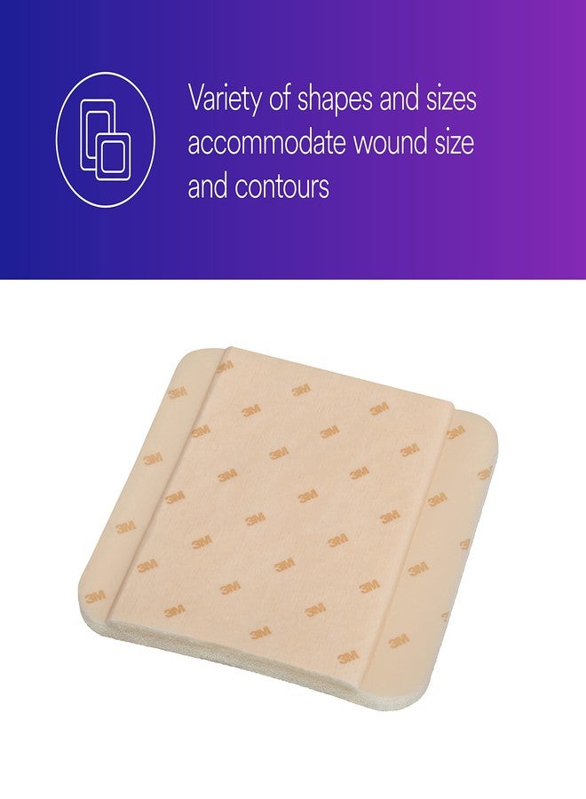 Tegaderm 3M™ Tegaderm™ High Performance Foam Non-Adhesive Dressing, 90601, 4 in x 4 in (10 cm x 10 cm), 10/ct 4ct/Case - Image 3